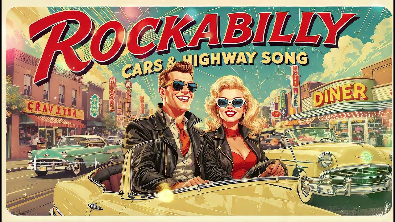Rockabilly Cars & Highway Songs | 1950s Road Trip Playlist