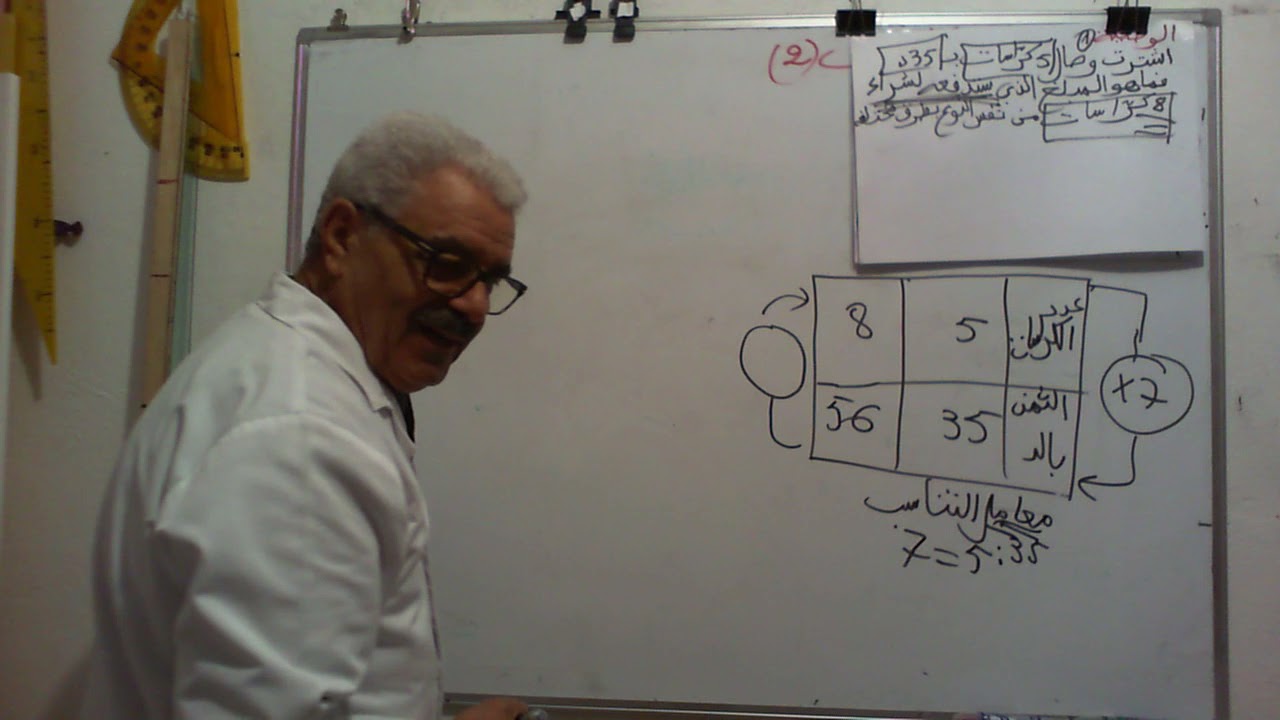التناسب 2 لتلاميد الخامسة و السادسة ابتدائي