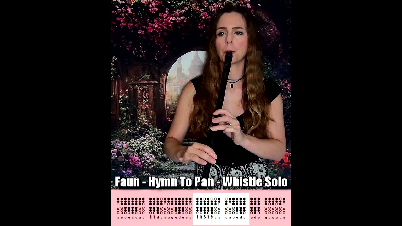 FAUN - Hymn To Pan | WHISTLE SOLO | TIN WHISTLE TABS #tinwhistle #faun #tinwhistlesongs