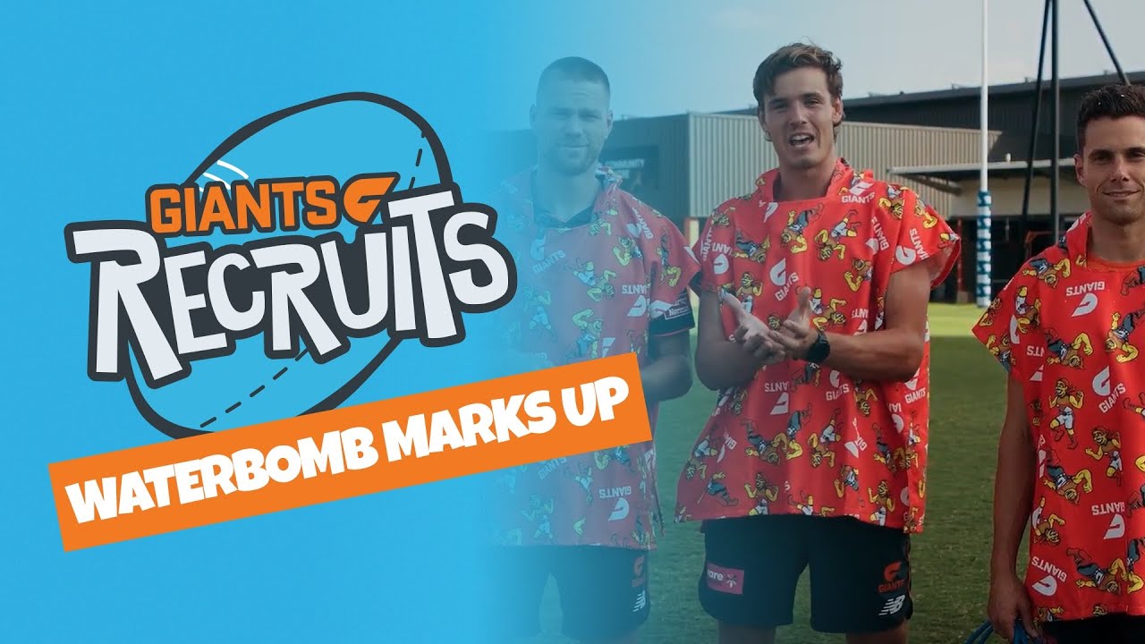 GIANTS Recruits: Water-Bomb Marks Up