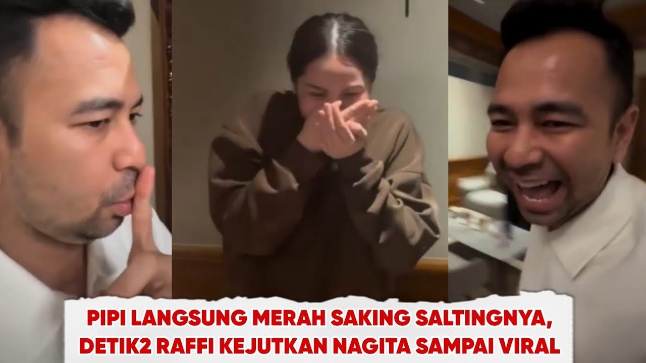 TADINYA UDAH SEDIH SUAMINYA TAK MAU JEMPUT, PIPI NAGITA MENDADAK MERAH GARA2 DAPAT KEJUTAN INI
