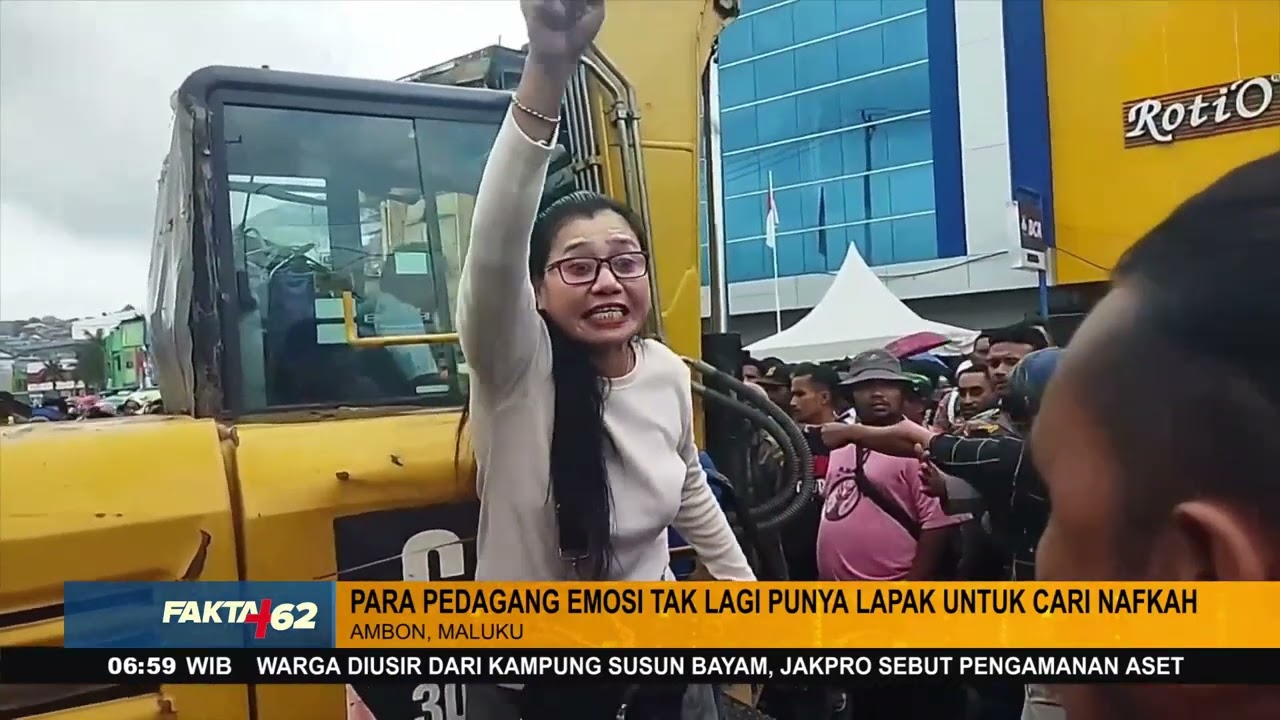 Para Pedagang Emosi Tak Lagi Punya Lapak Untuk Cari Nafkah Di Ambon, Maluku - Fakta +62