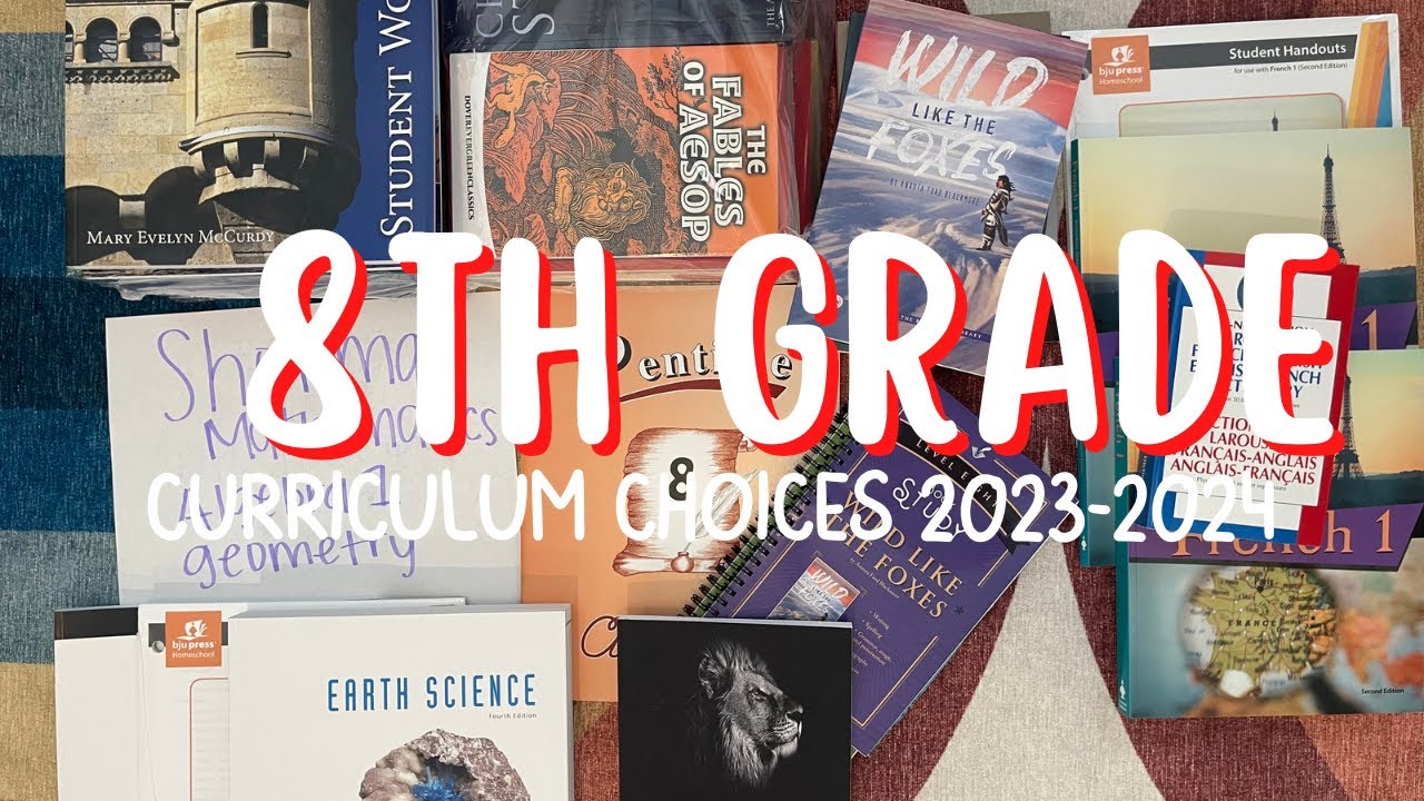 8TH GRADE CURRICULUM CHOICES||new homeschool year 23-24