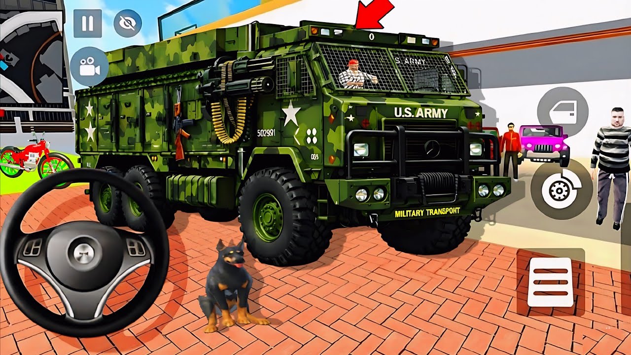 🤑Indian Thift Auto Simulator🤩Indian Showroom Purchase😯Modified Lexriy New GunArmy truk And Bike🥳Game