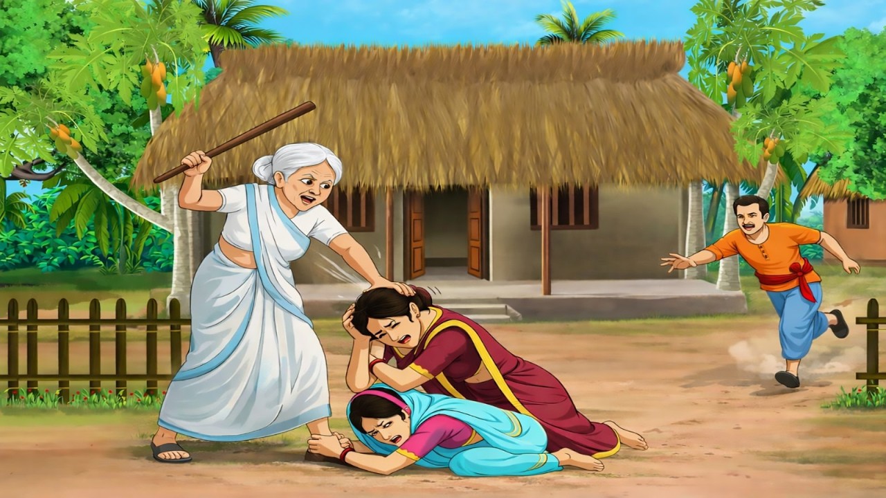 দুই বউয়ের সৎ শ্বাশুড়ি,Bengali Moral Stories Cartoon । Rupkothar Golpo । Farzana Cartoon