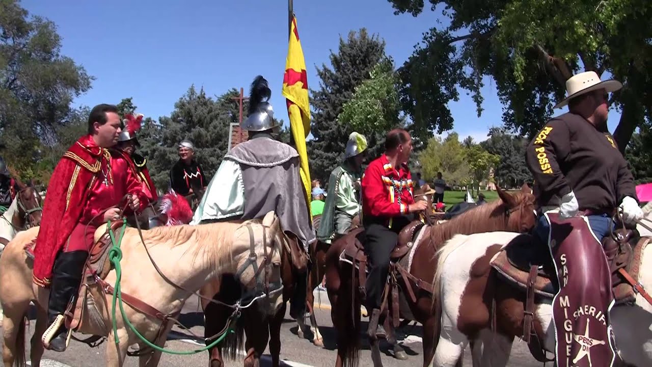 Fiesta of Santa Fe 2015, Mass, Plaza, Historical & Hysterical Parade of Adults, Video