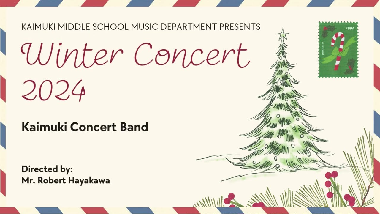 KMS Winter Concert 2024 - Kaimuki Concert Band