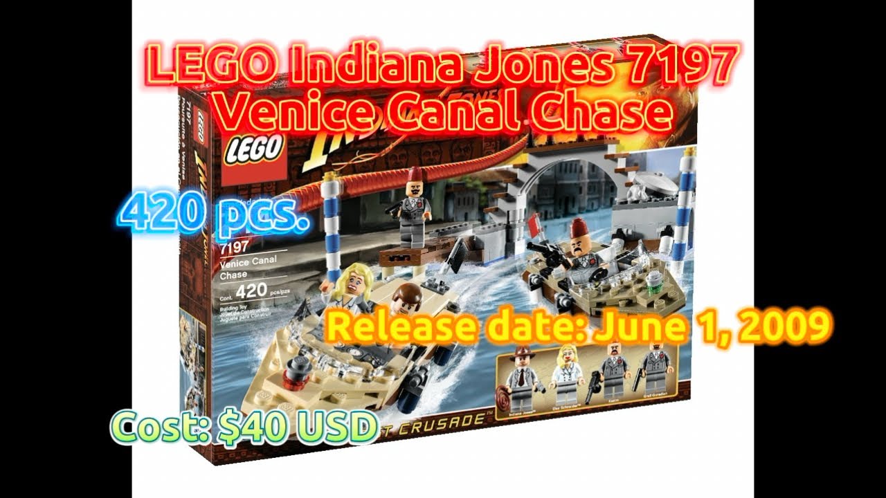 LEGO Speed Build & Review - 7197: LEGO Indiana Jones - Venice Canal Chase (Complete Build + Review)