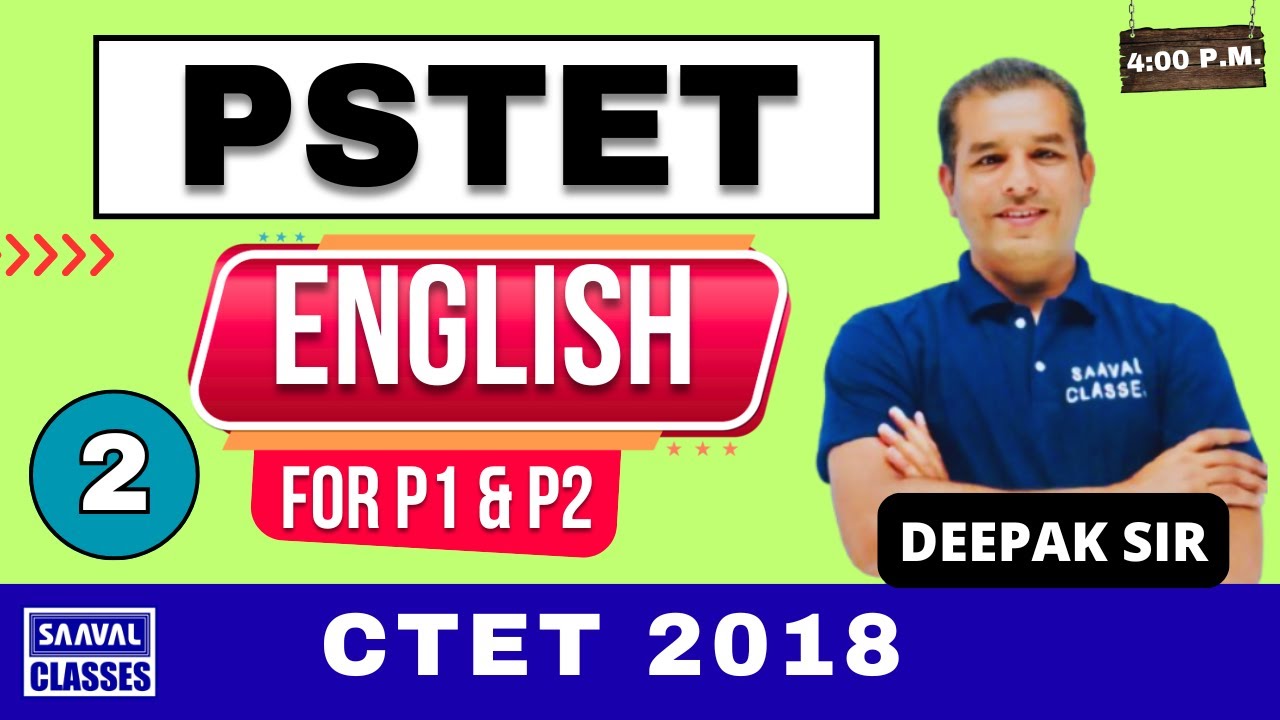 Lec-2 English Pedagogy | Original Paper CTET | PSTET-2025 | Punjab TET | SAAVAL: 99888-32392