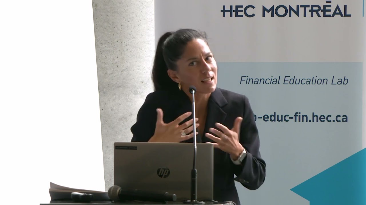 Mélanie Beauvais au Midi-conférence IRE : Les Canadiens connaissent-ils leur système de retraite