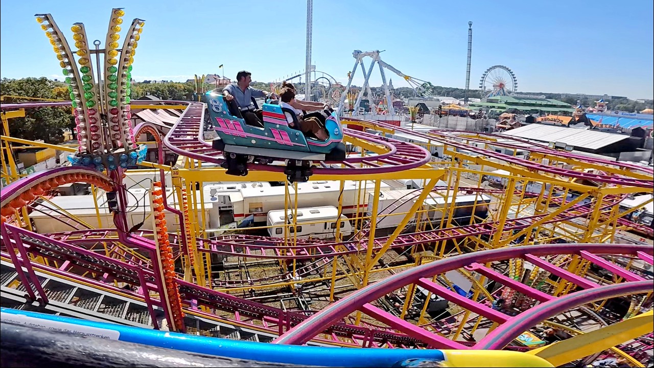 Doppelte Wilde Maus - Münch | Onride Video | Oktoberfest München 2024