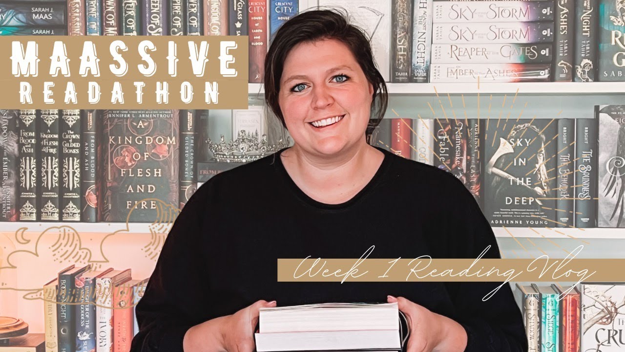 Maassive Readathon Week 1 Vlog | 2022
