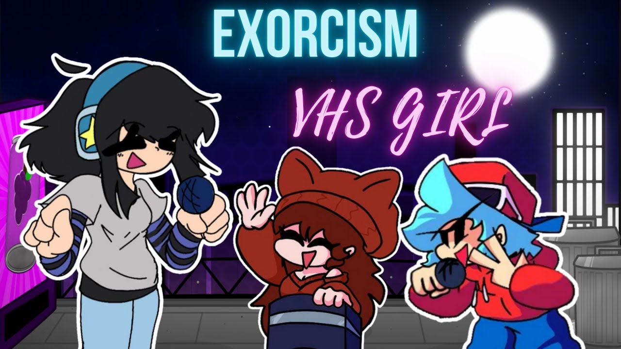 🖤🎤【FNF Exorcism But VHS Girl Sings It!】🎤🖤