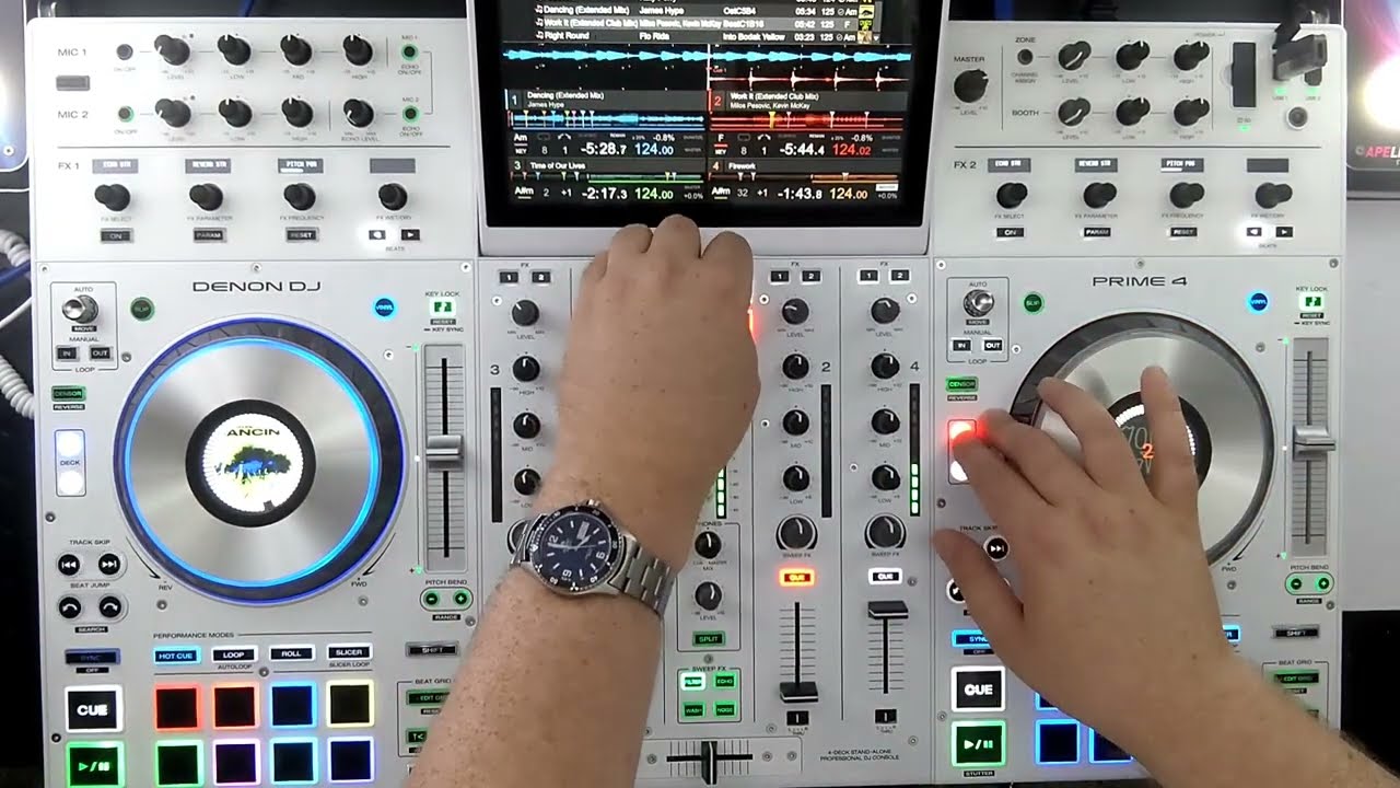 3 Deck Mixing on the Prime 4 (lol)