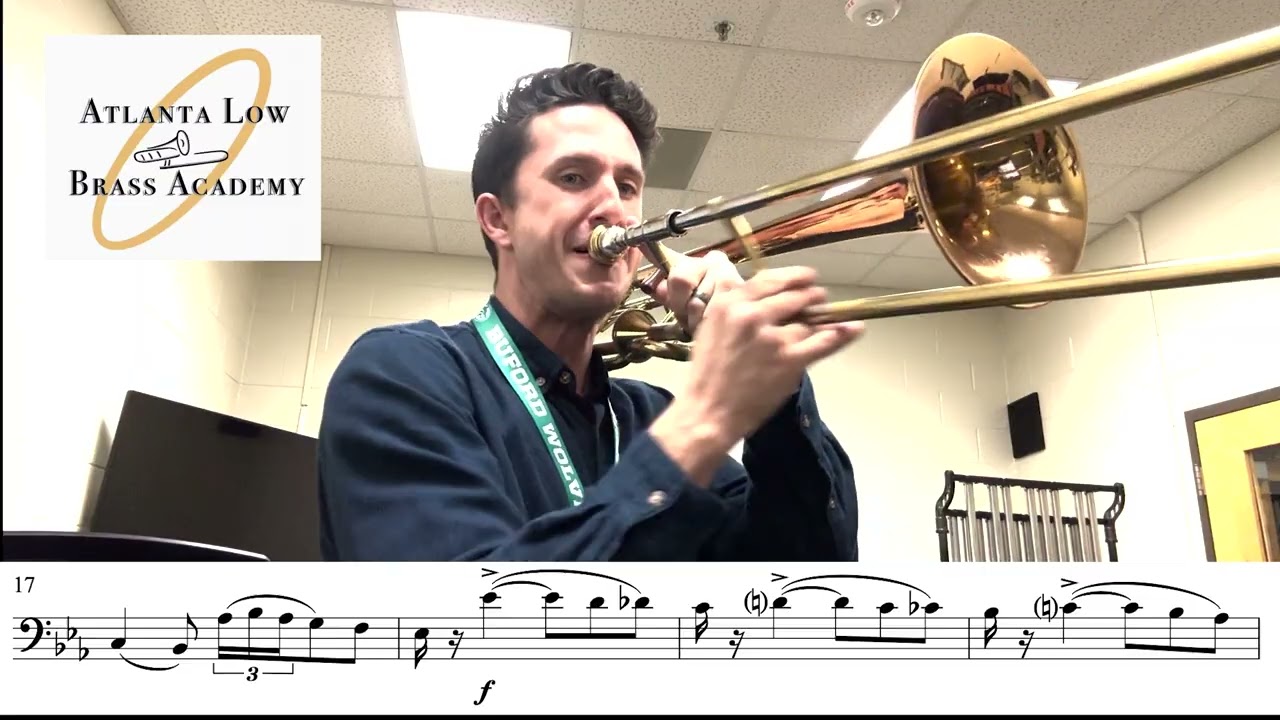 2025-2026 GMEA All-State SB Technical Etude: Tenor Trombone