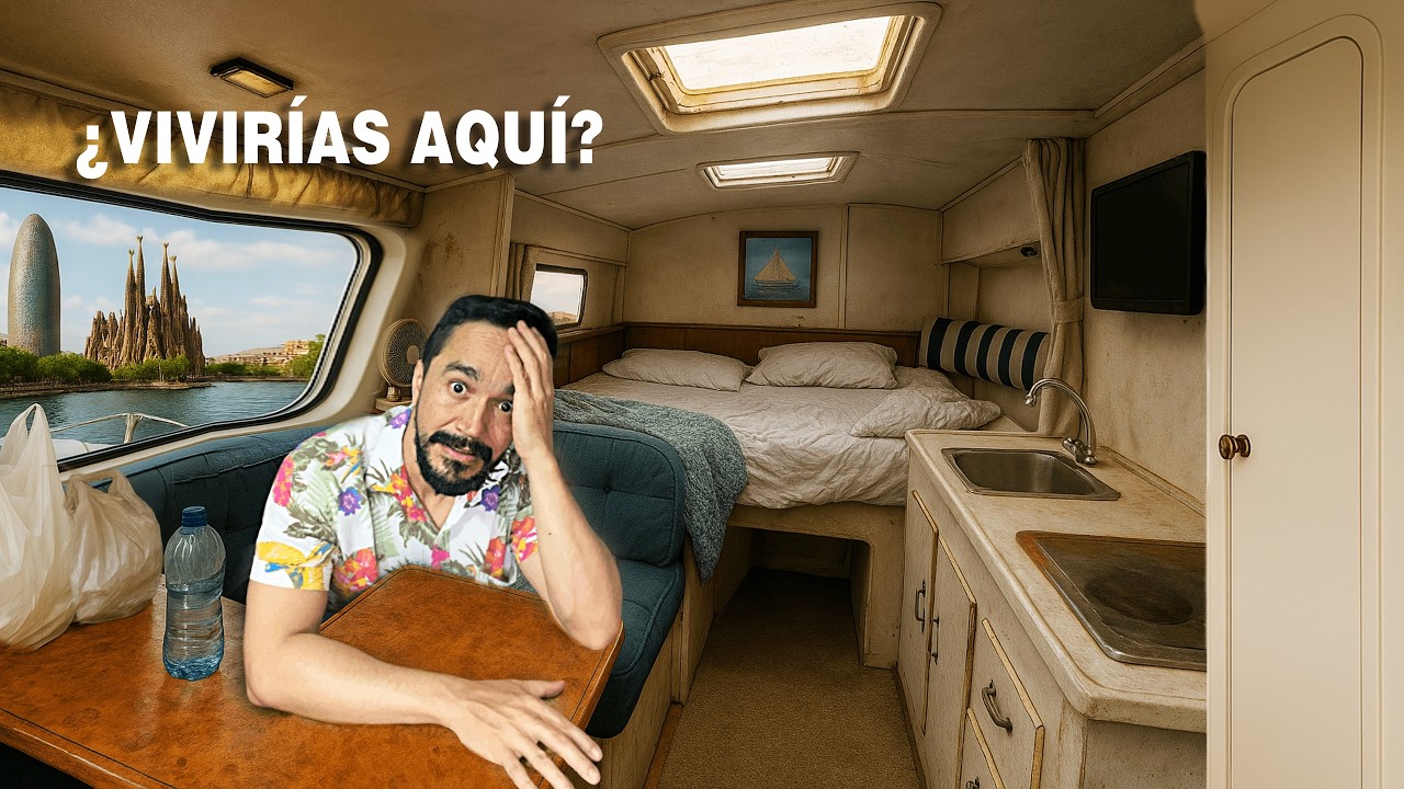 Así es Vivir en un BOTE en Barcelona
