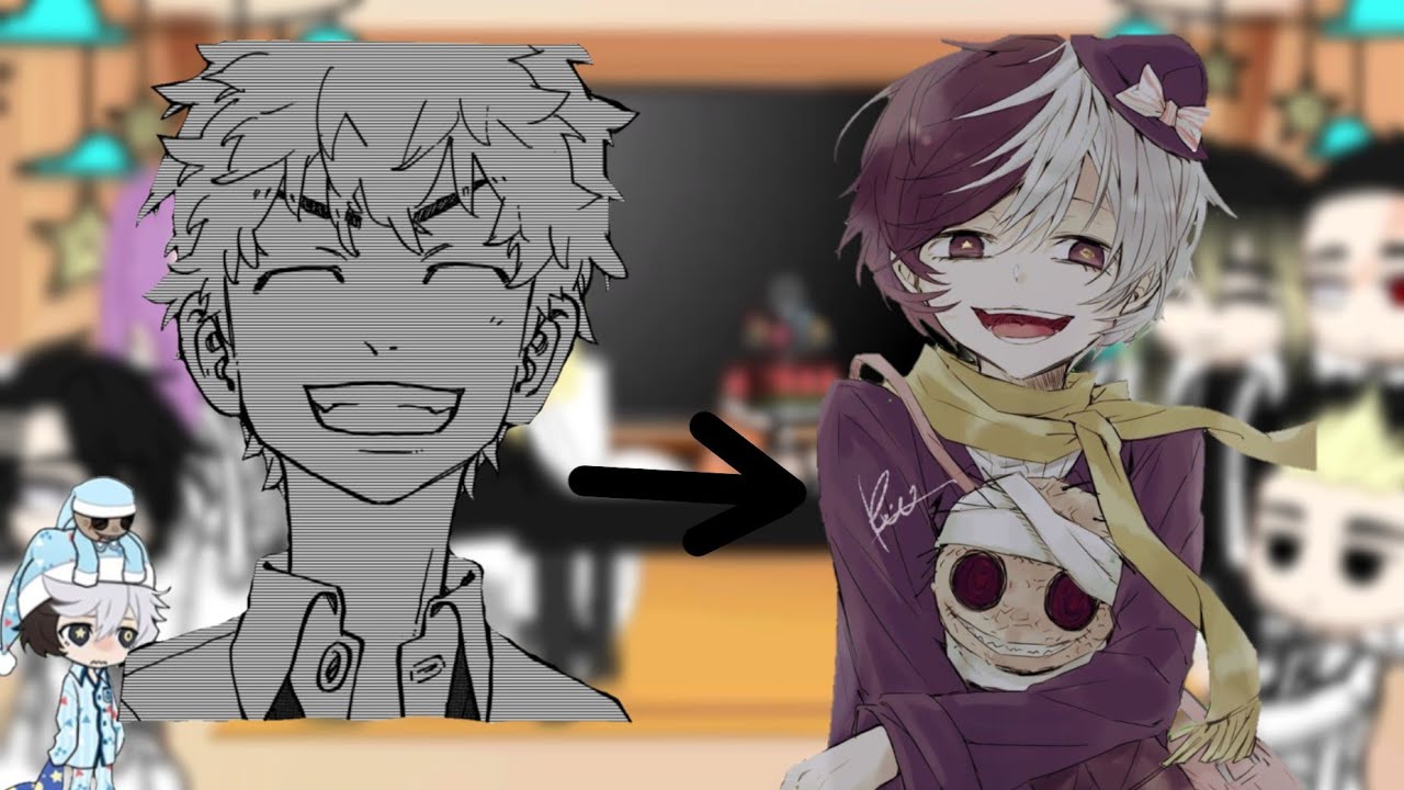 Kanto Manji Gang react to Takemichi as Kyusaku Yumeno  1\1