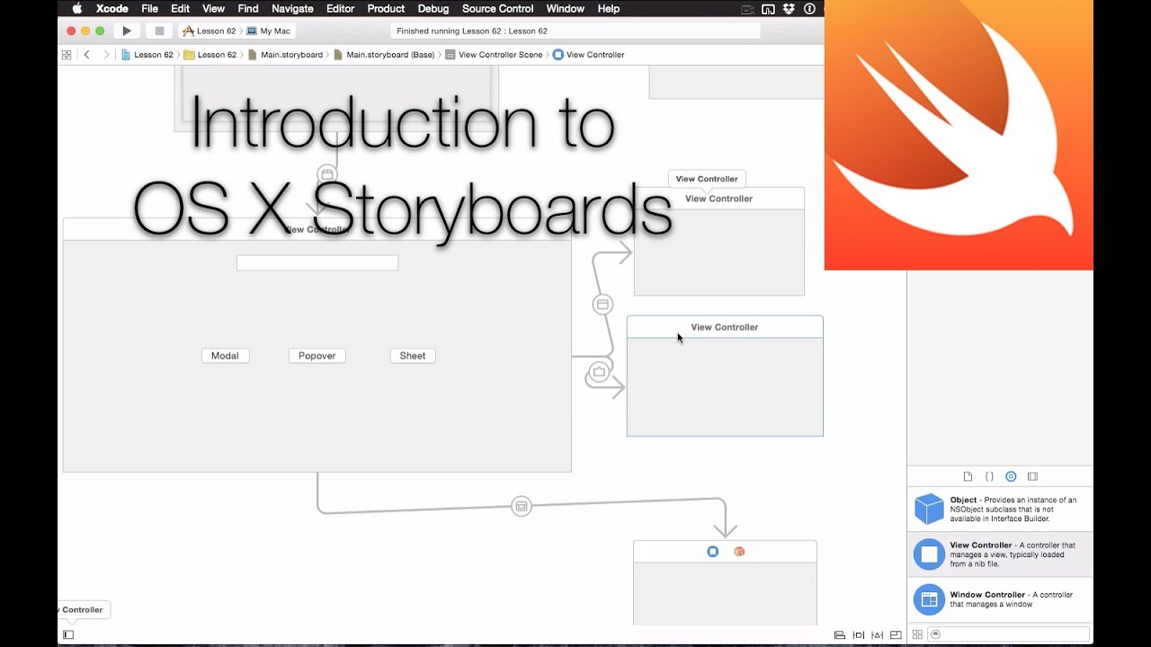 Cocoa Programming L62 - Storyboards