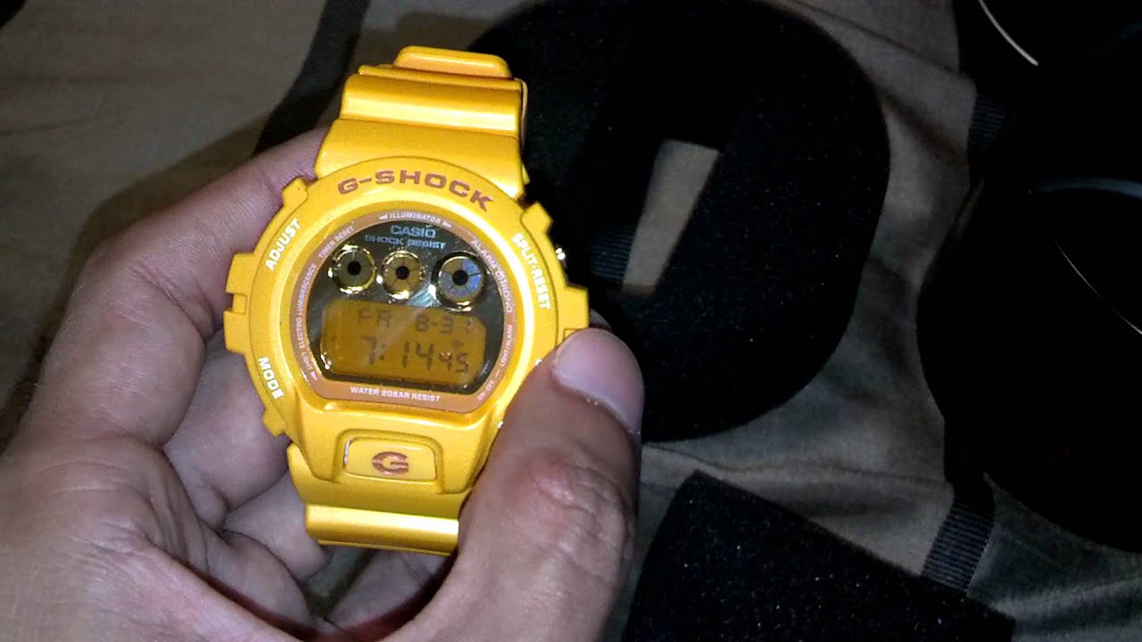 G-Shock DW6900SB-9, G-8100, and DW-5600CS