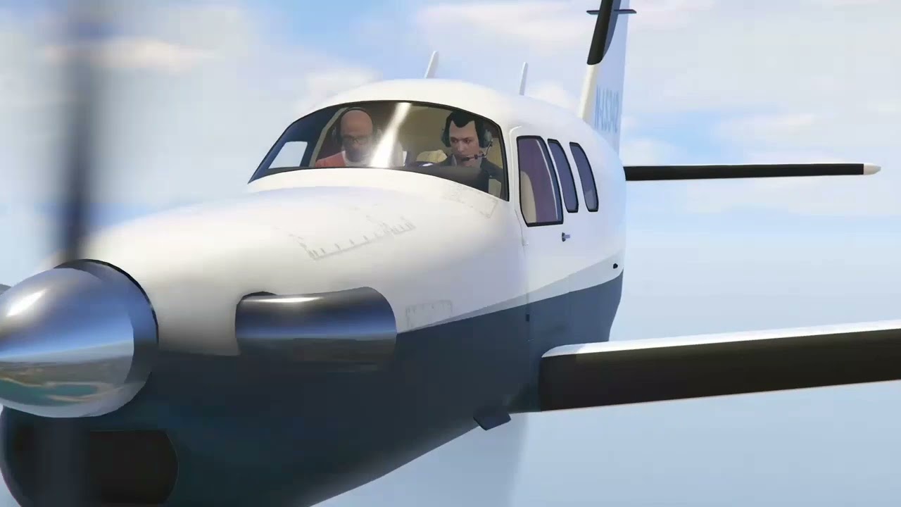 GTA V - COMO FUGIR DO JATO DO GOLPE FUGA DA PRISÃO