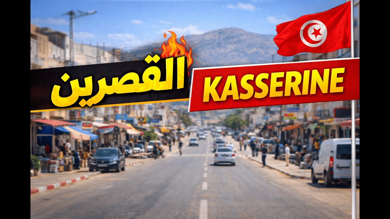 جولة في شوارع القصرين | Exploring The Vibrant Streets Of Kasserine, Tunisia