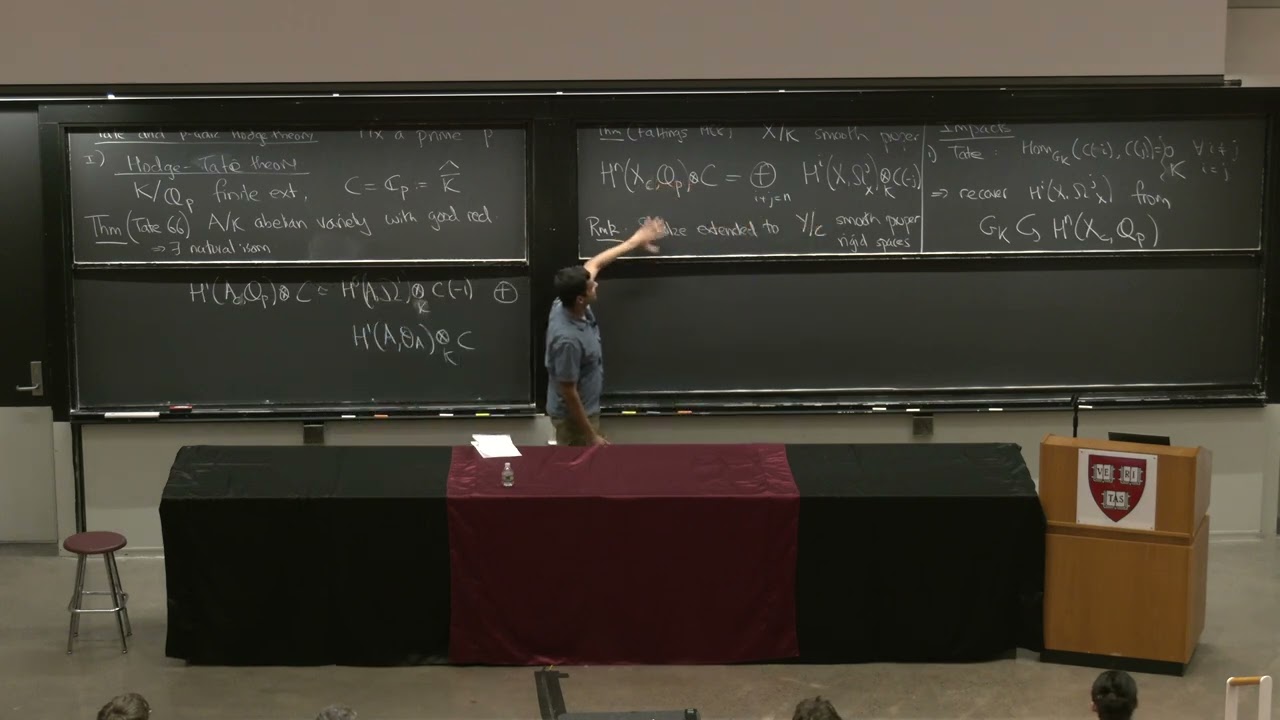 Tate and $p$-adic Hodge theory | Bhargav Bhatt