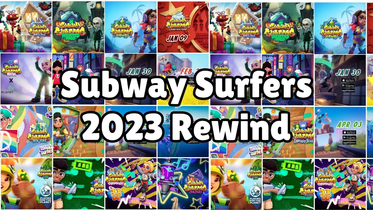 📌 Subway Surfers - Rewind 2023 🌍 🧳
