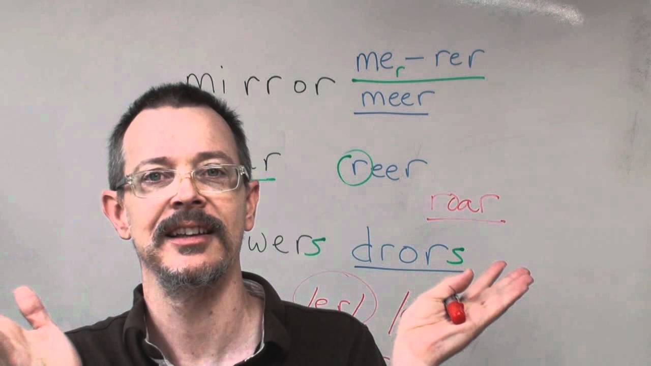 American Pronunciation: mirror, rear, drawer