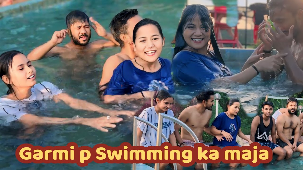 Garmi 🔥p swimming ka maja 😎| Behind the senes | BTS | Rakhi Kulung Rai | RkR Album New Vlog