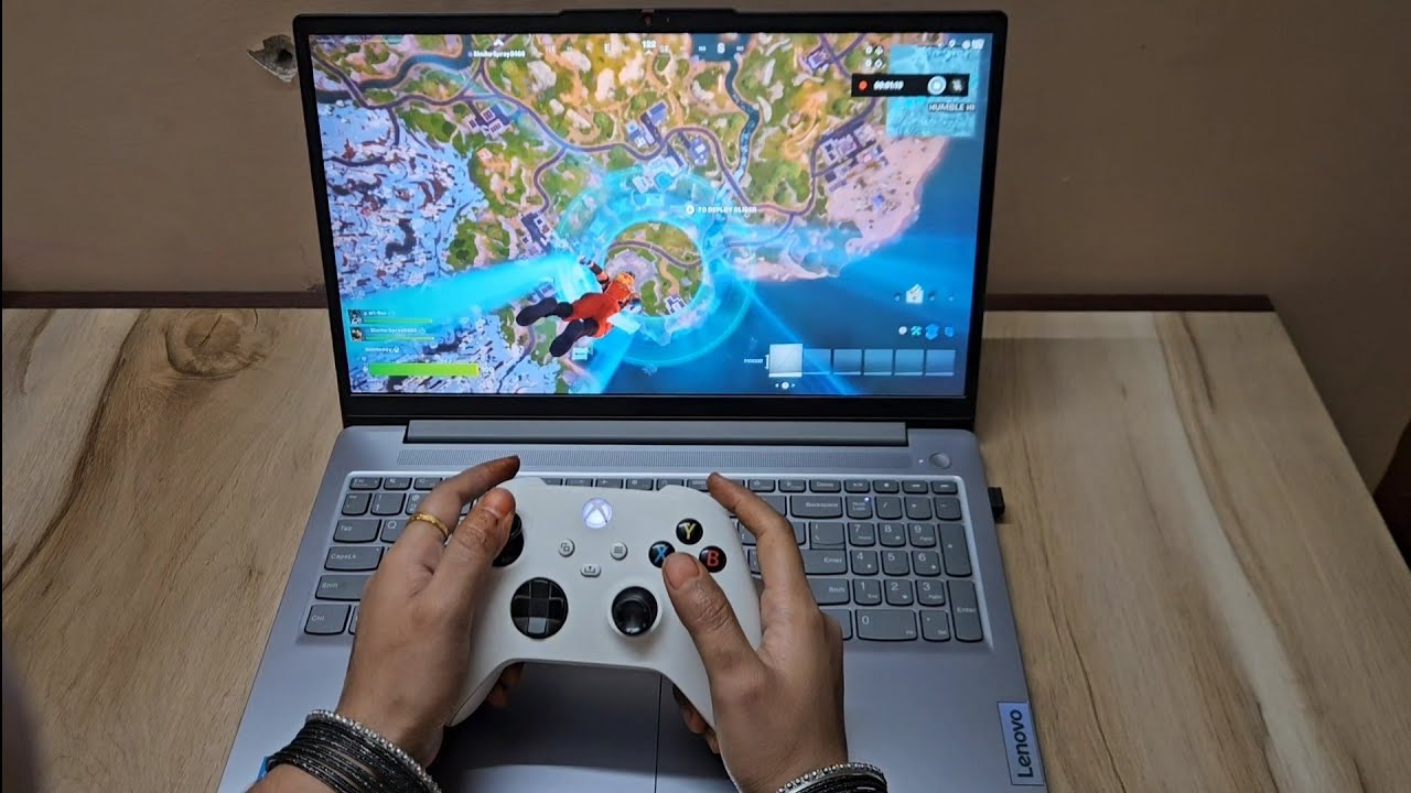 Playing Fortnite on My New Gaming Laptop 😍
