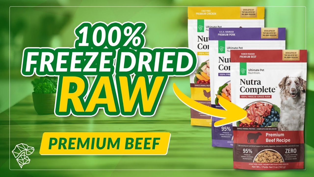 Nutra Complete Dog Food: 100% Freeze Dried Raw