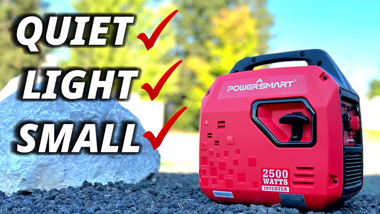 Super light weight and Quiet Power Smart 2500 Inverter Generator!
