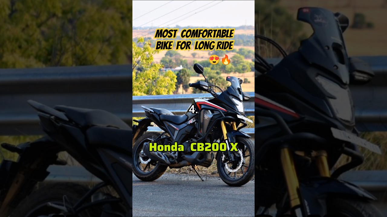 Top 5 Most Comfortable Bikes For Long Rides 2024 🏍️ #shorts #bike #longdrive #youtubeshorts