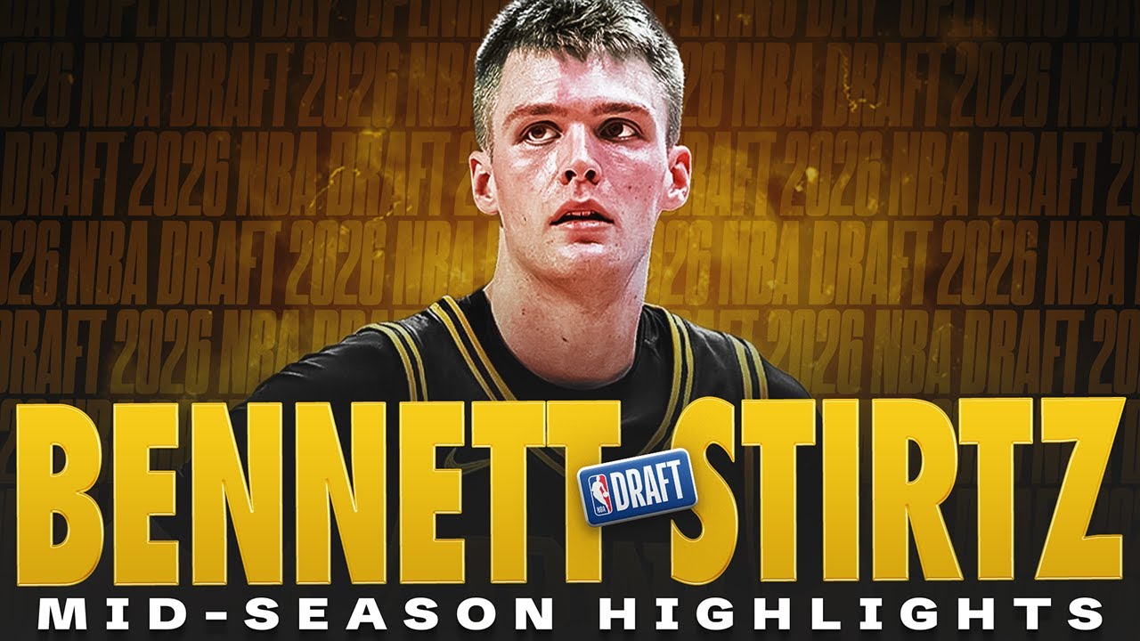 Iowa Hawkeyes guard Bennett Stirtz Mid-Season Highlights | 2026 NBA Draft