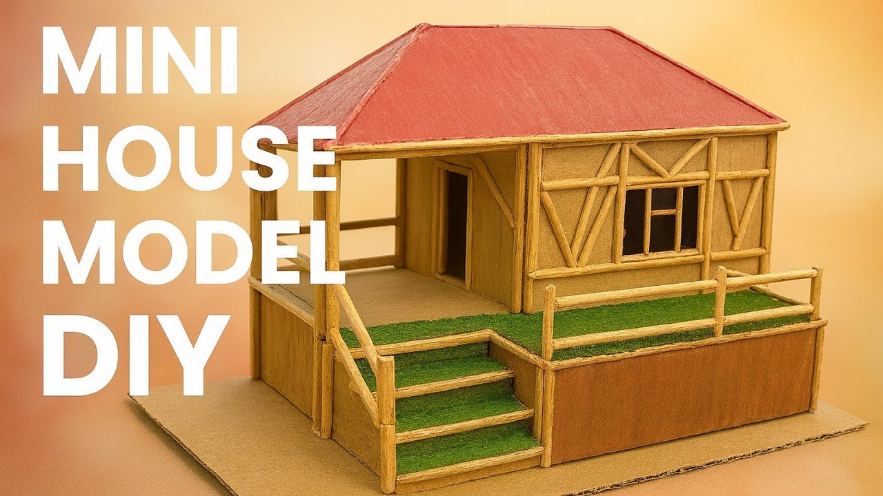 DIY Cute Mini House – Easy Craft Idea!