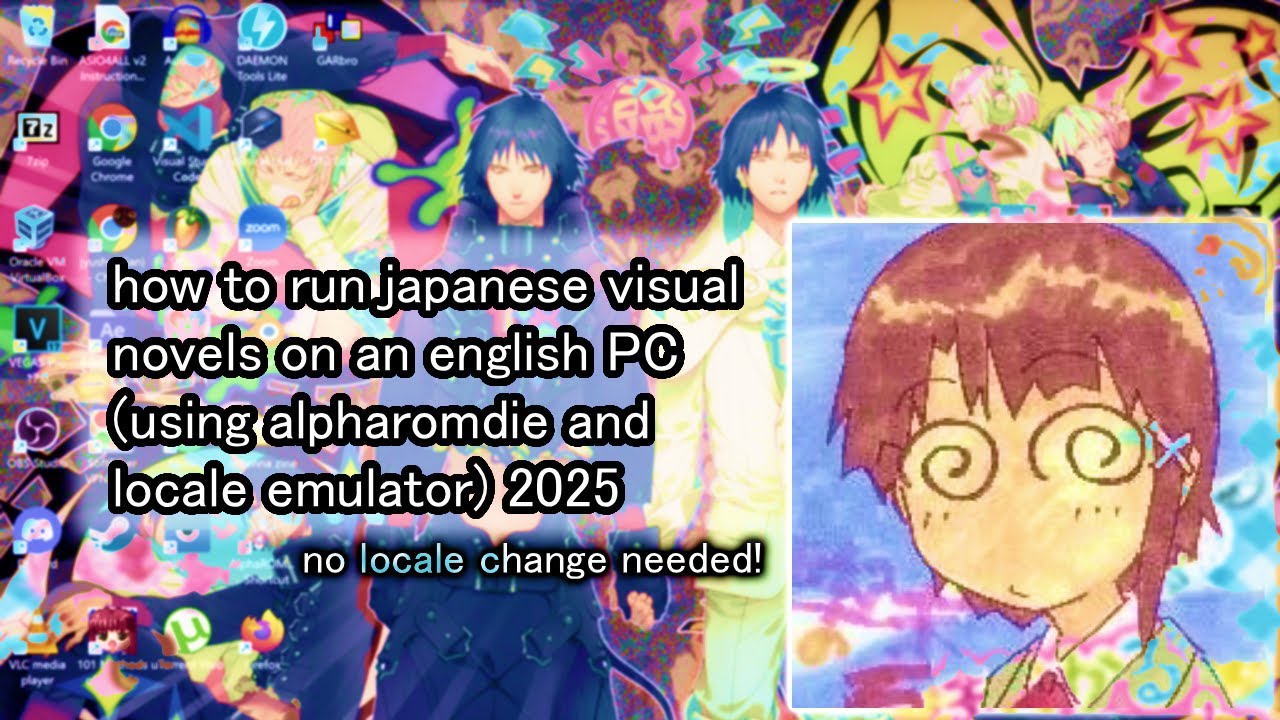 an idiot's guide to playing japanese visual novels on an english PC