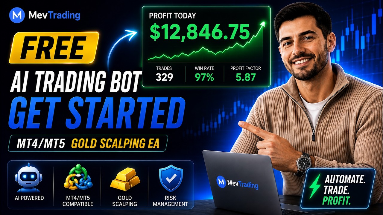 FREE AI Trading Bot for MT4 & MT5. Best Gold Scalping Bot 2026