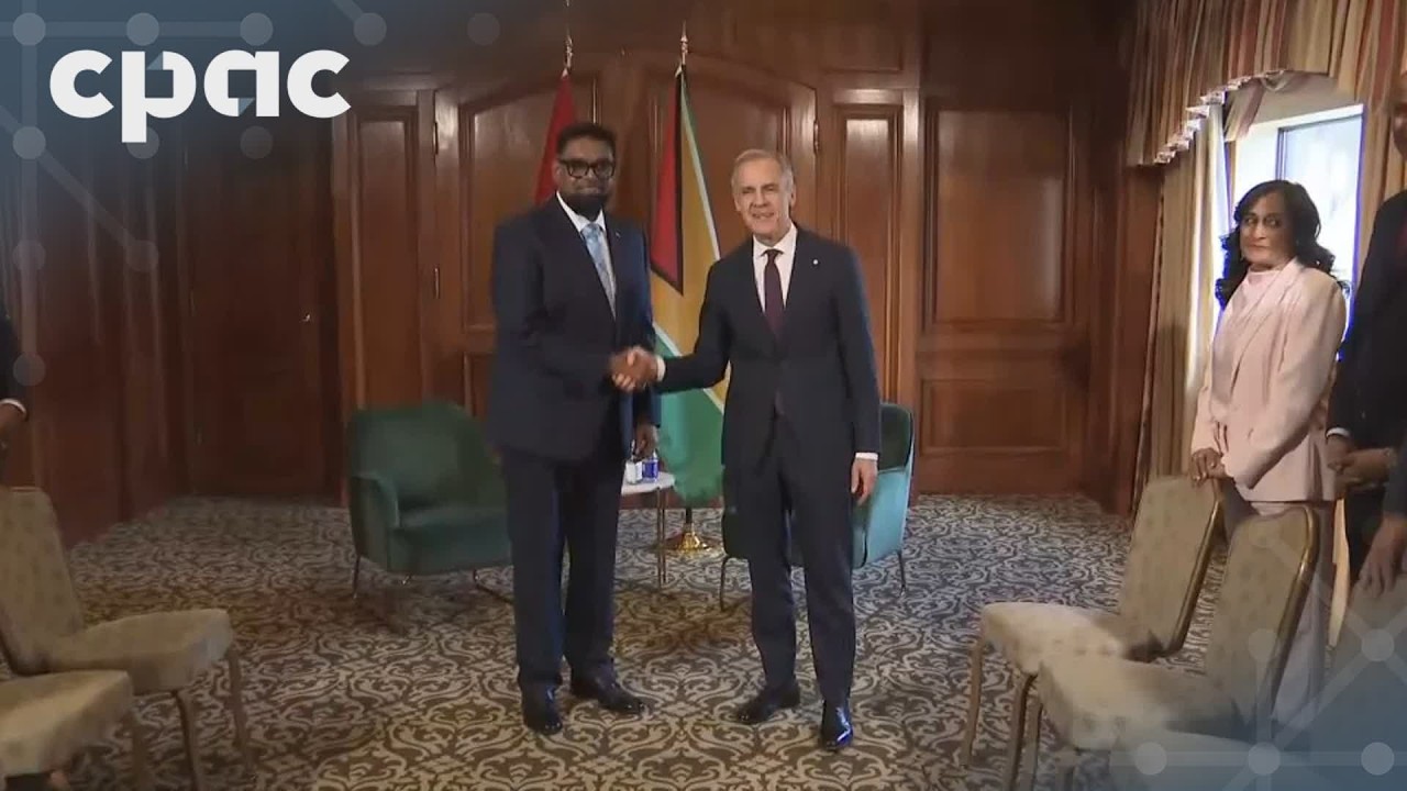 PM Mark Carney meets with Guyanese President Mohamed Irfaan Ali &ndash; May 8, 2026