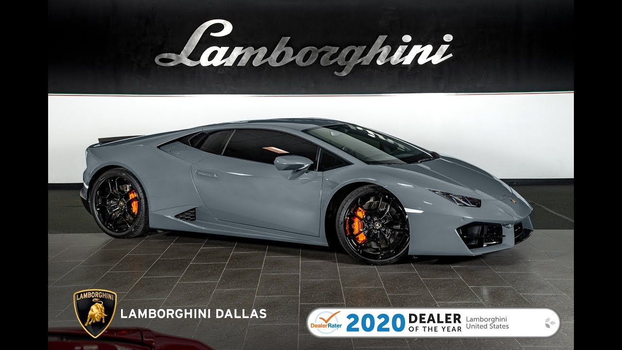 2018 Lamborghini Huracan LP 580-2 Grigio Telesto 20L0213A