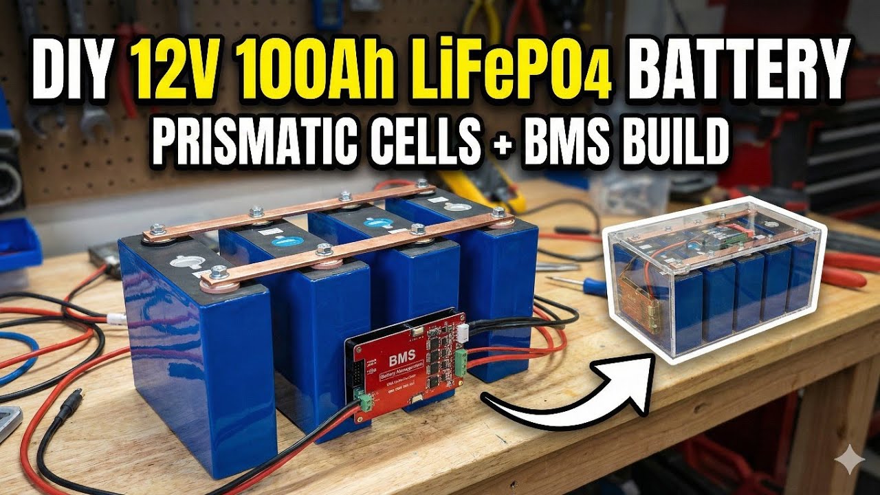 12V 100Ah Battery Fix 🔋 | Active Balancer + Smart BMS Setup | Charging & Backup Explained