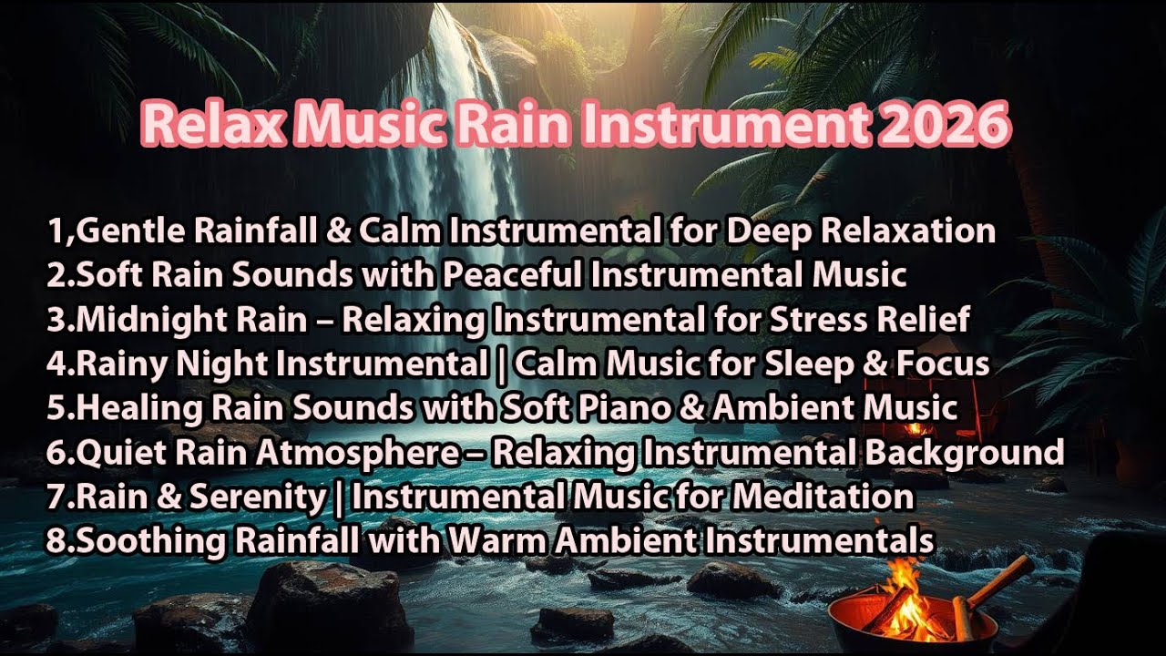 Stop your anxiety now and fall asleep instantly with this relaxing heavy ASMR RAIN