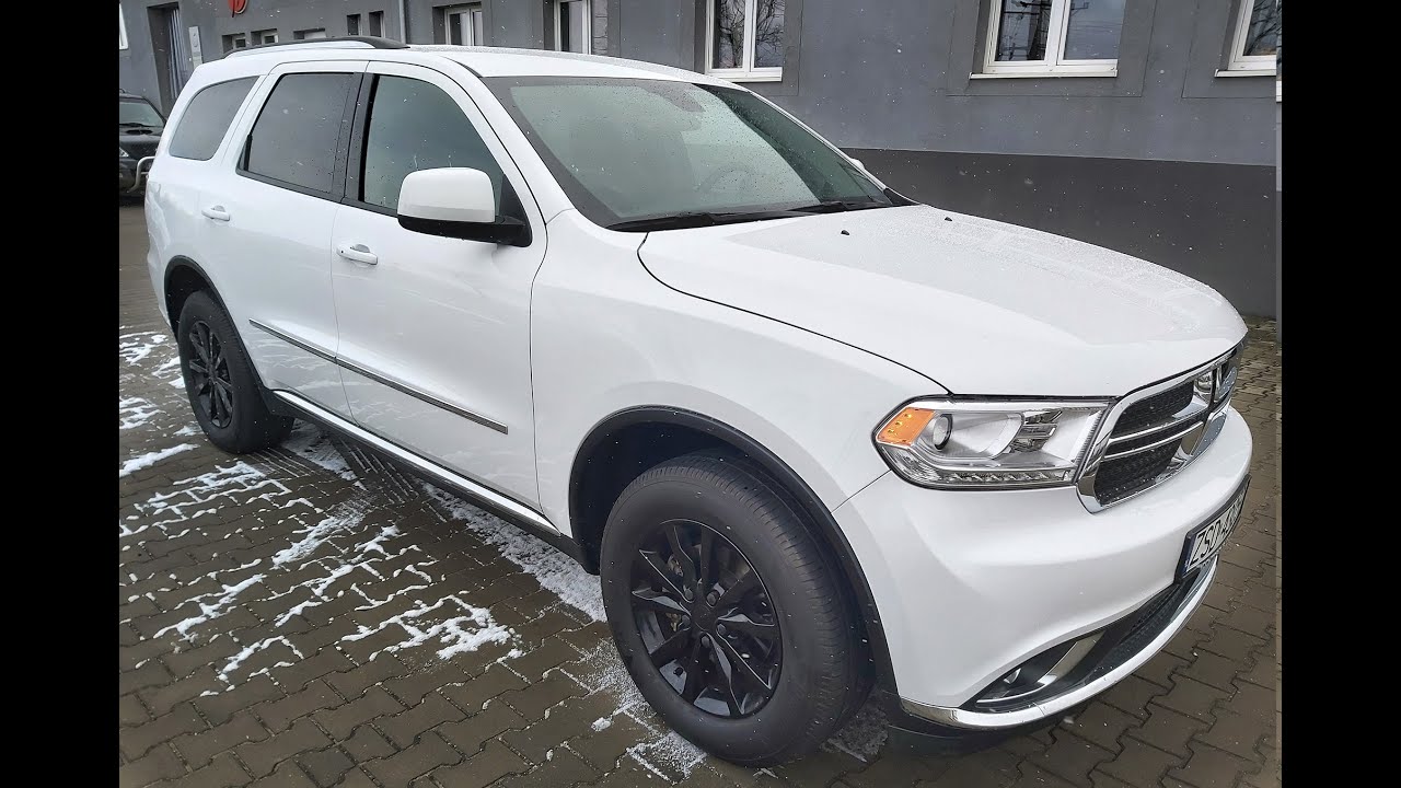 DODGE DURANGO SXT AWD 2019, 7 miejsc, Biały