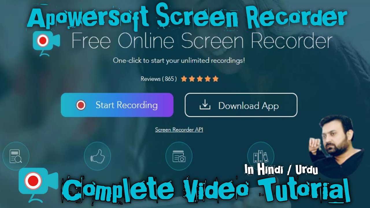 Best Screen Recorder for PC (APowerSoft Screen Recorder) | How to record computer screen | HD