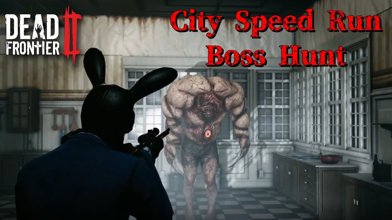 Dead Frontier 2 - 30 Min Boss Hunt Speed Run while Live on Twitch (Invader)