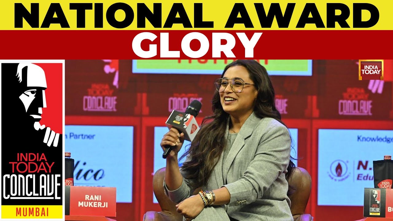 Rani Mukerji on National Award & Mardaani’s Real-Life Hero | India Today Conclave 2025 Mumbai