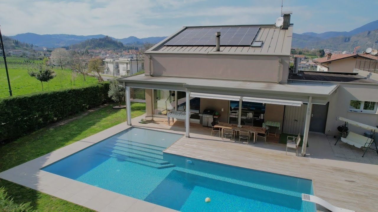 Villa con piscina, Design Moderno, Classe A3 sul Lago d'Iseo