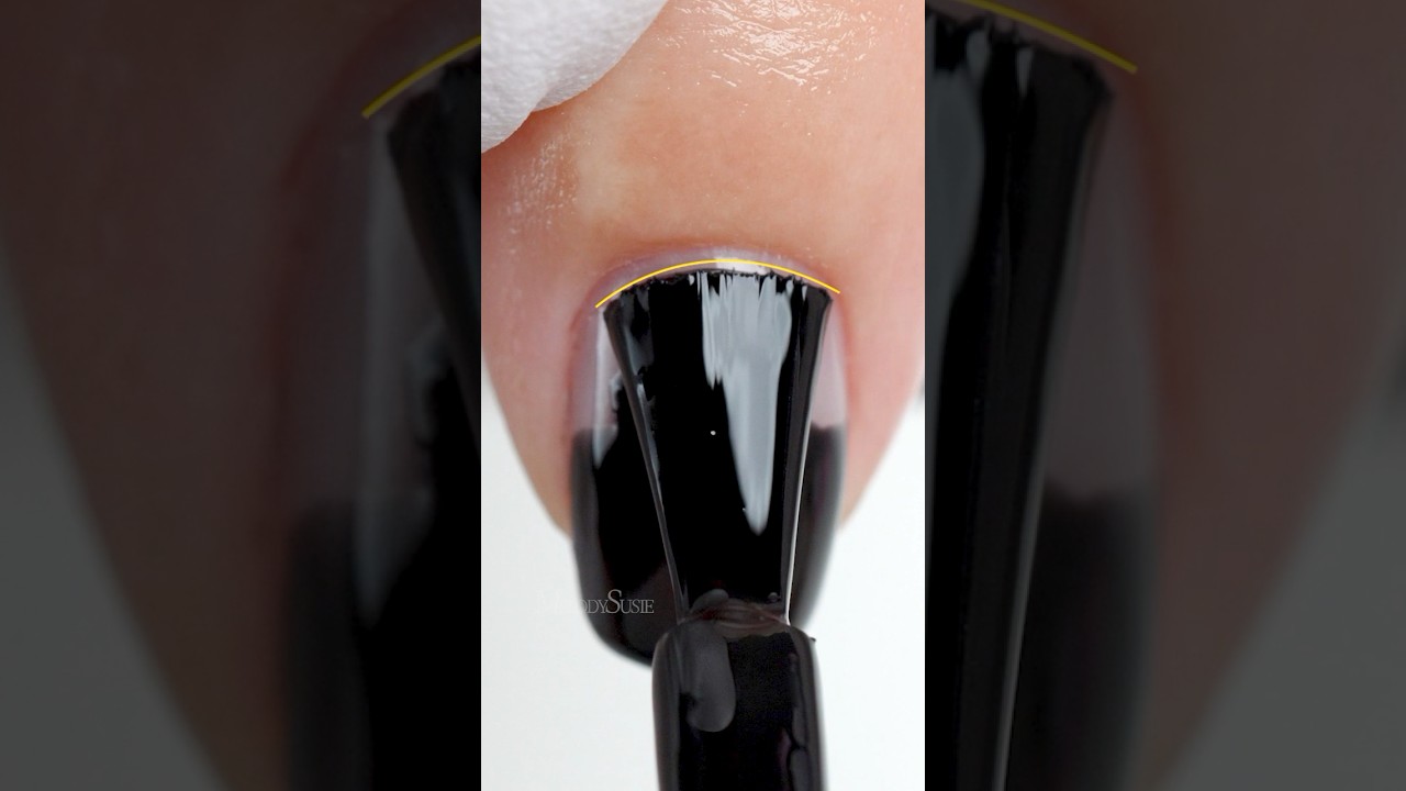 ✅HOW TO: use the gel brush to perfectly apply gel polish💅 #nails #gelpolish #gelnails #nailtech