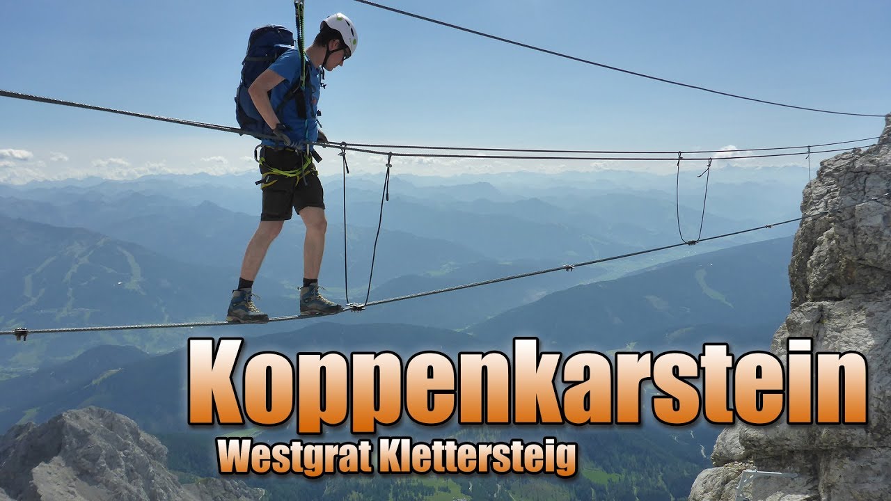 Koppenkarstein Westgrat Klettersteig 29.08.2017 [GoPro HD]