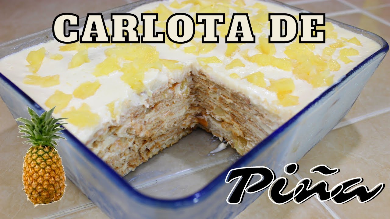 Вкусный десерт из ананаса! Ананасовая карлотта, обязательно попробуйте! | Росви Эрнандес