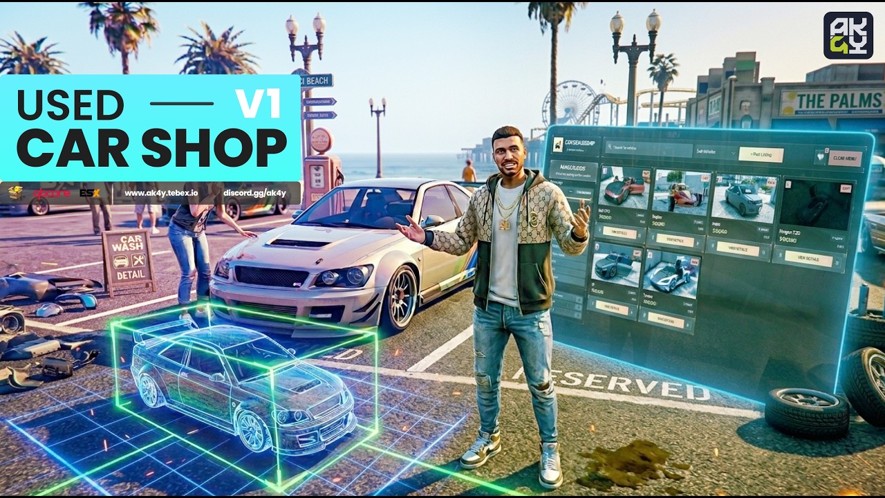 FiveM | Авторынок подержанных авто | Продажа транспорта &mdash; Управление магазином